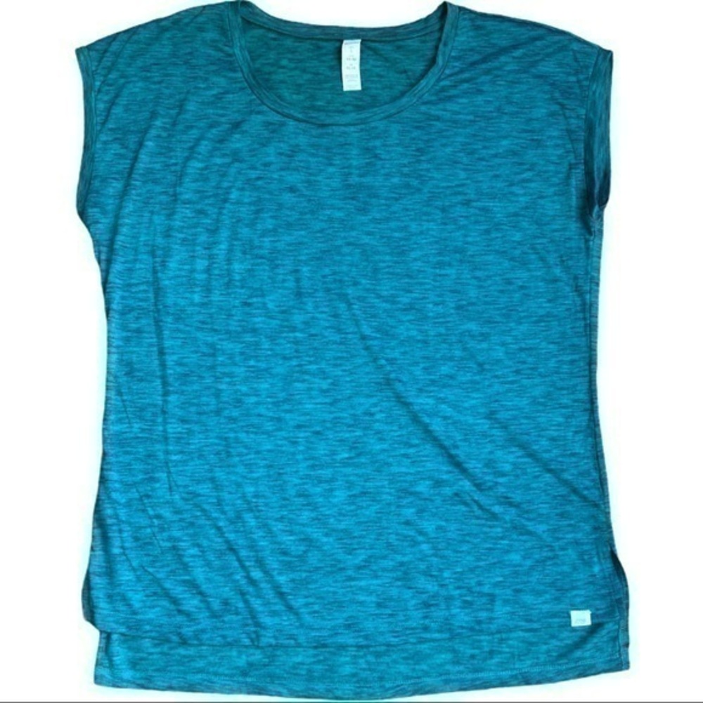 Marika size large green heather high low style